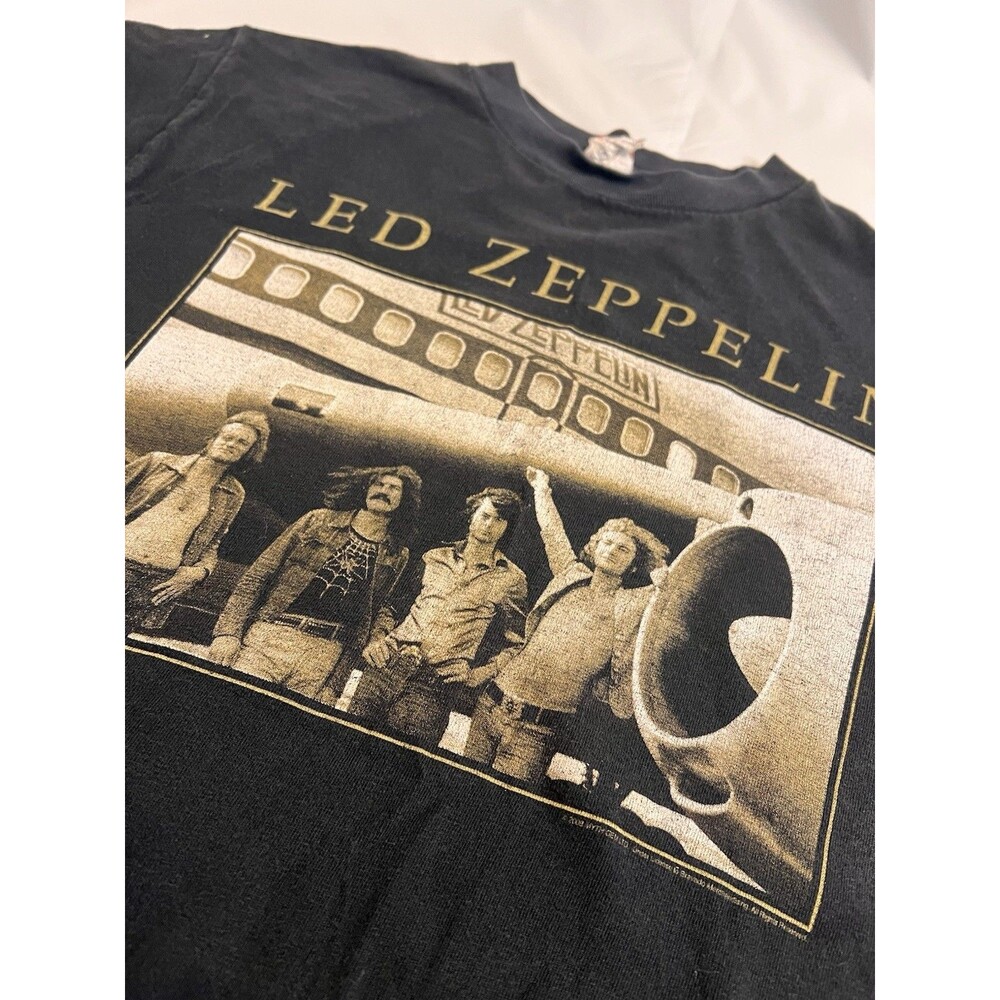 Led Zeppelin 2005 T-Shirt Alstyle Tag S Faded Classic Rock Band Robert Plant